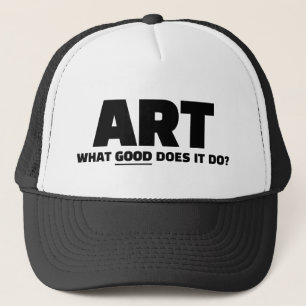 Casquette de camionneur d'art