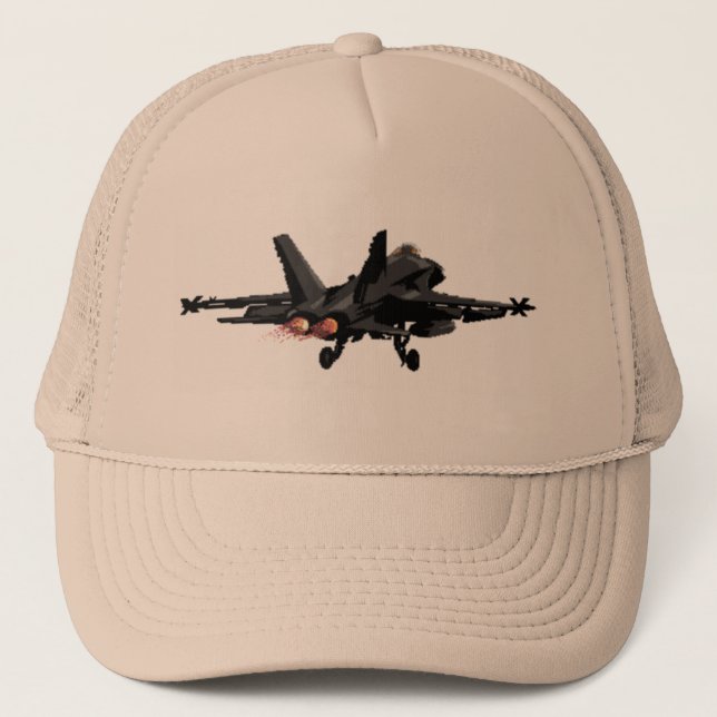 Casquette de camionneur d'avion de chasse du (Devant)