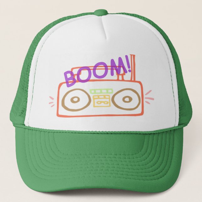 Casquette de camionneur de caisson de basses (Devant)