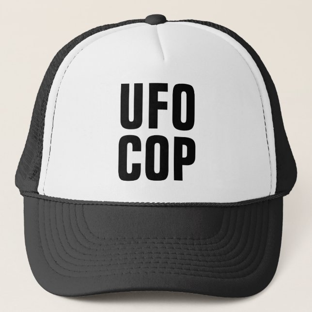 Casquette de camionneur de cannette de fil d'UFO (Devant)