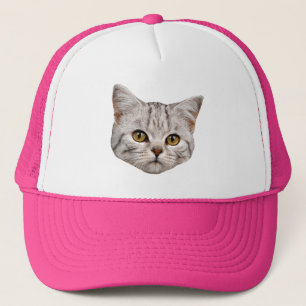 Casquette de camionneur de chat