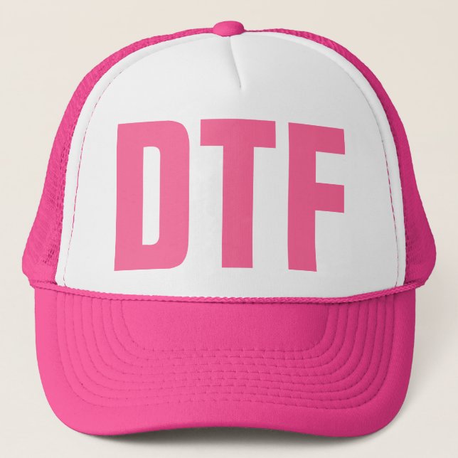Casquette de camionneur de D T F (Devant)