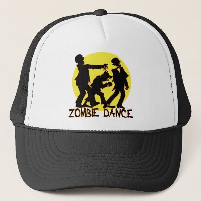 Casquette de camionneur de danse de zombi (Devant)