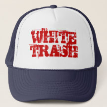 CASQUETTE DE CAMIONNEUR DE DÉCHETS BLANCS