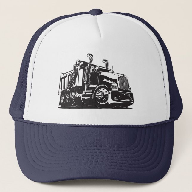 Casquette de camionneur de dessin animé (Devant)