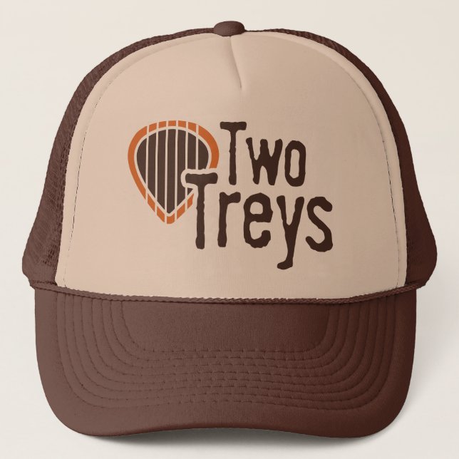 Casquette de camionneur de deux Treys (Devant)