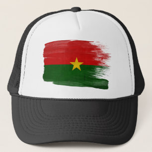 Casquette de camionneur de drapeau de Burkina Faso
