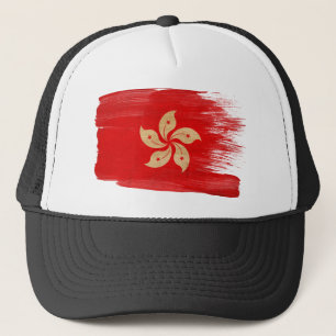 Casquette de camionneur de drapeau de Hong Kong