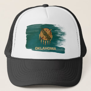Casquette de camionneur de drapeau de l'Oklahoma