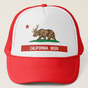 Casquette de camionneur de drapeau d'état de cerf