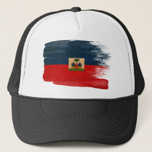 Casquette de camionneur de drapeau du Haïti