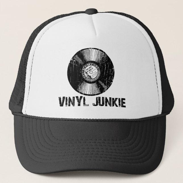 Casquette de camionneur de drogué de vinyle (Devant)