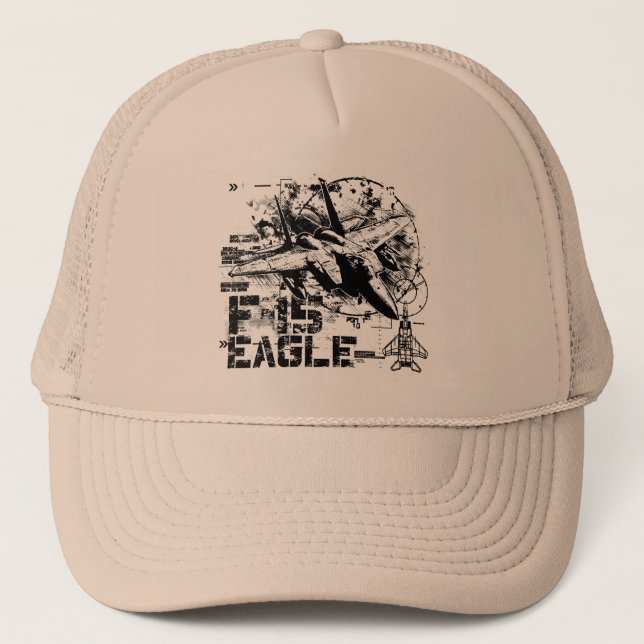 Casquette de camionneur de F-15 Eagle (Devant)