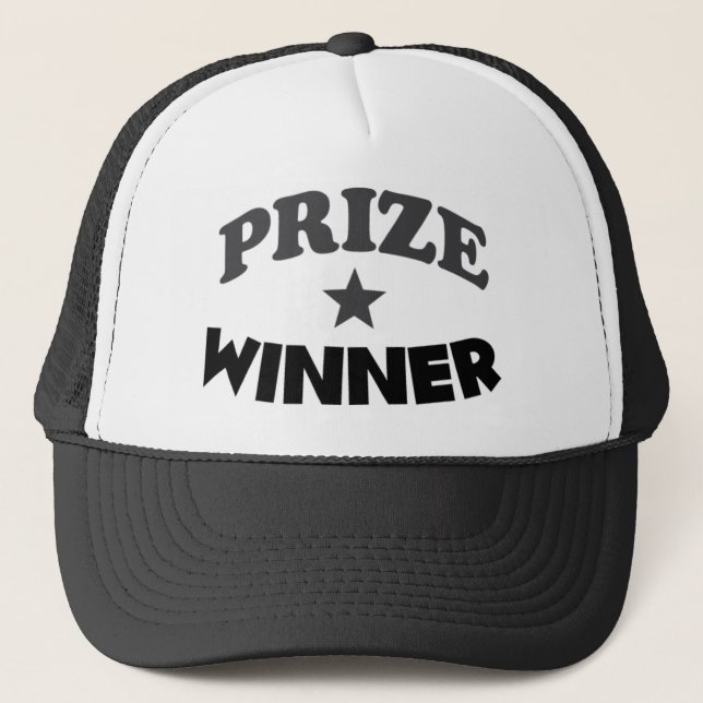 Casquette de camionneur de gagnant du prix (Devant)
