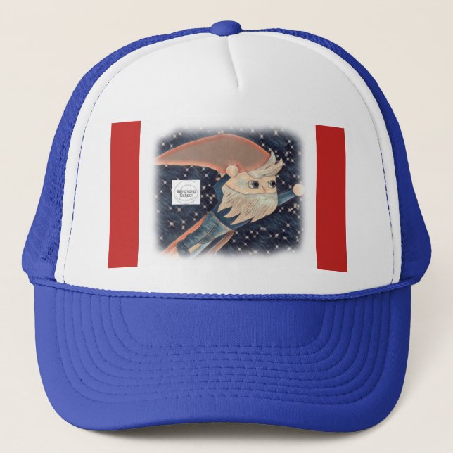 Casquette de camionneur de gnome de vol (Devant)