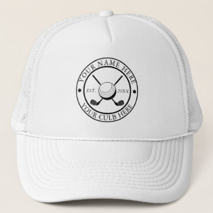 Casquette de camionneur de golf personnalisée avec