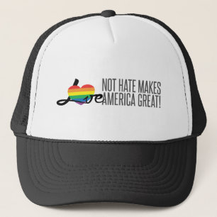Casquette de camionneur de haine d'amour pas