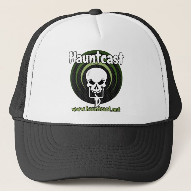 Casquette de camionneur de Hauntcast (Devant)