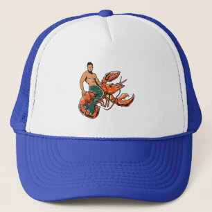 Casquette de camionneur de homard d'équitation de
