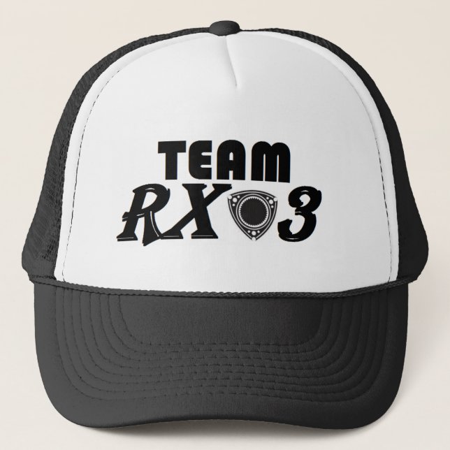 Casquette de camionneur de l'équipe Rx3 (Devant)