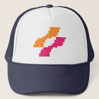 Casquette de camionneur de logo de pixel de Konami