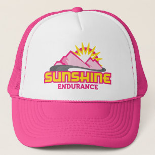 Casquette de camionneur de logo de rose de