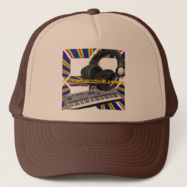 Casquette de camionneur de logo du DJ (Devant)