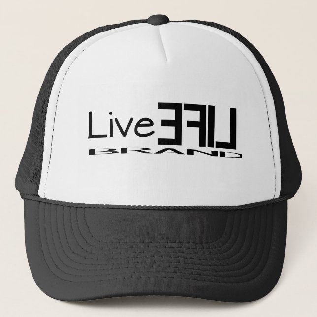 Casquette de camionneur de marque de LiveLife (Devant)