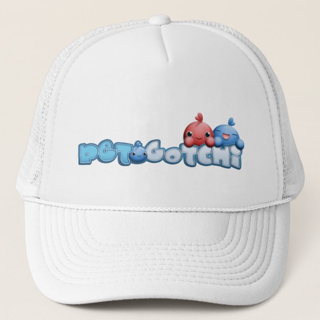 Casquette de camionneur de marque de Petogotchi (Devant)