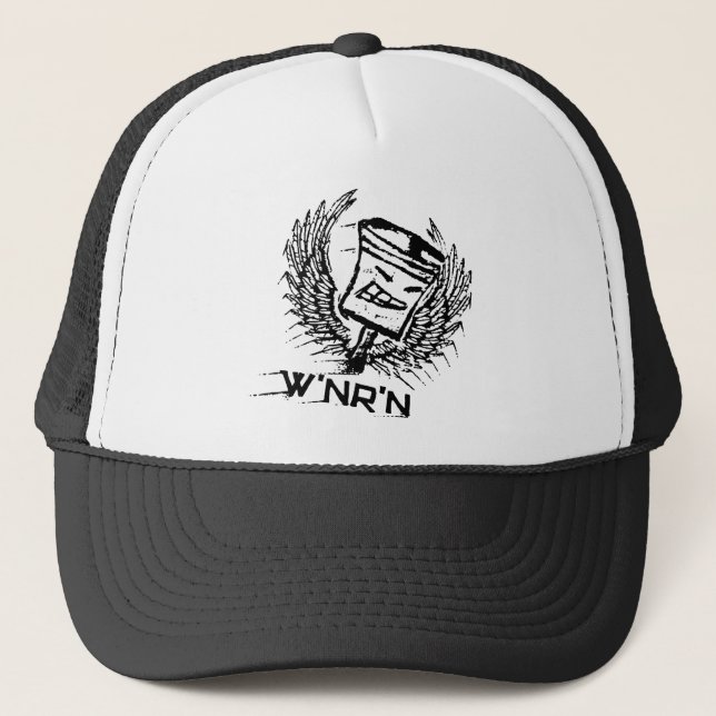Casquette de camionneur de mère de piston de vol (Devant)