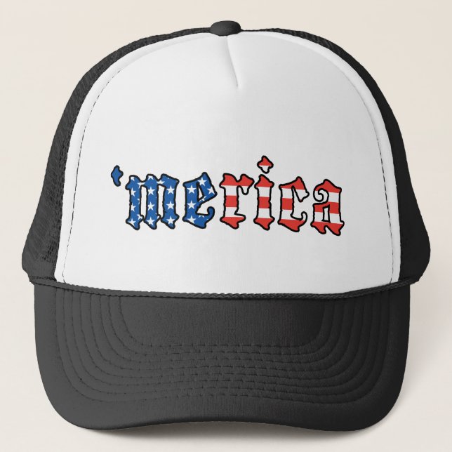Casquette de camionneur de Merica (Devant)