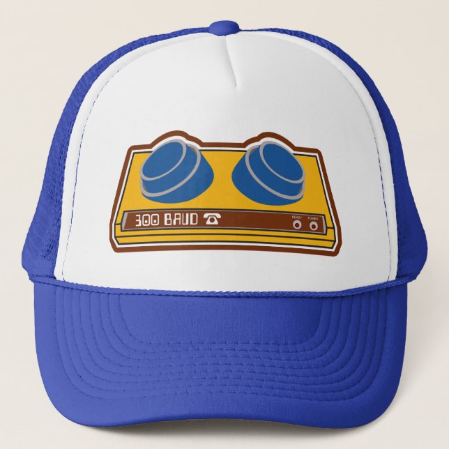 Casquette de camionneur de modem de 300 bauds (Devant)