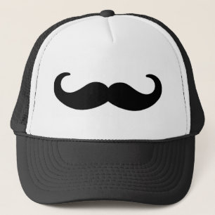 Casquette de camionneur de moustache