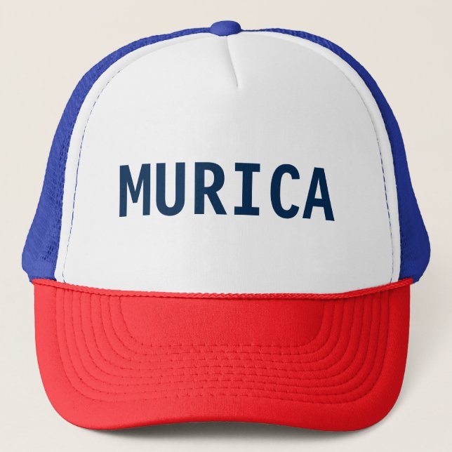 Casquette de camionneur de Murica (Devant)