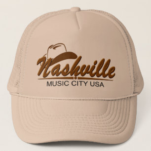 Casquette de camionneur de musique country de