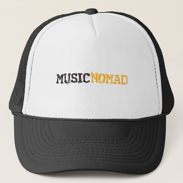 Casquette de camionneur de nomade de musique (Devant)
