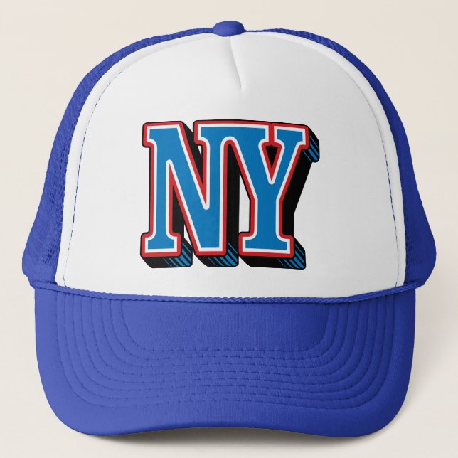 Casquette de camionneur de NY New York (Devant)