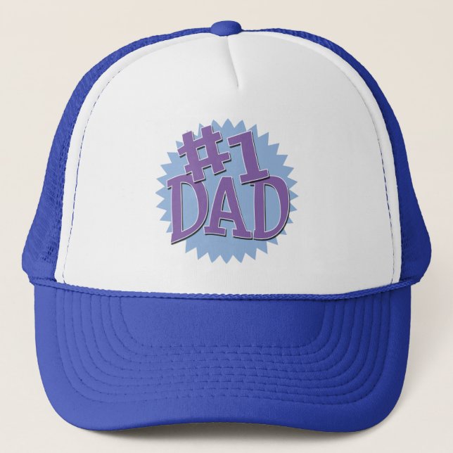 Casquette de camionneur de papa du numéro 1 (Devant)