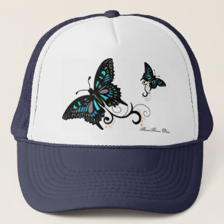 Casquette de camionneur de papillon