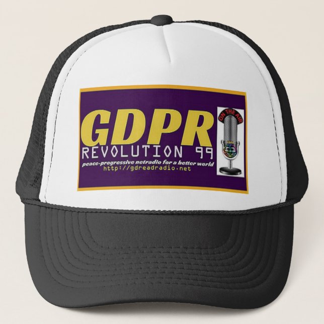 Casquette de camionneur de Paxspiration GDPR (Devant)