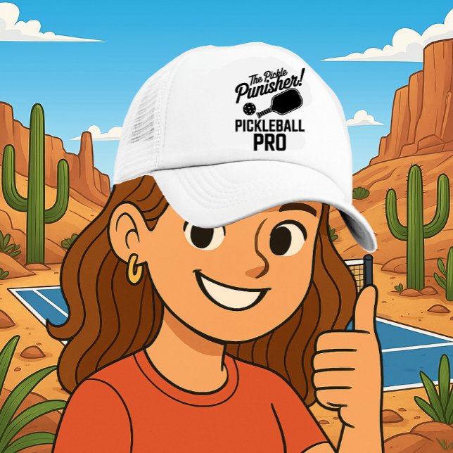 Casquette de camionneur de pickleball avec Pro Pad (PICKLEBALL TRUCKER HAT)