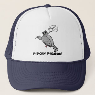 Casquette de camionneur de pigeon de pidgin