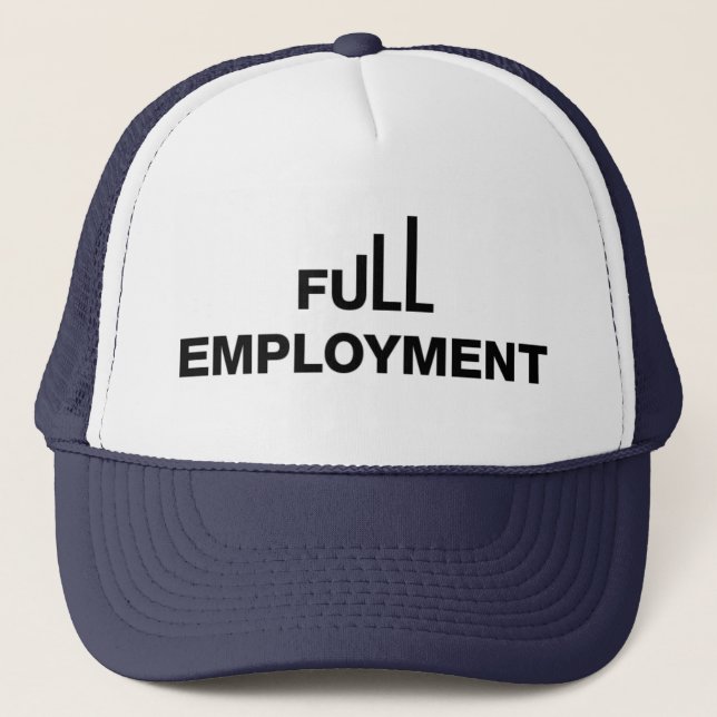 Casquette de camionneur de plein emploi (Devant)