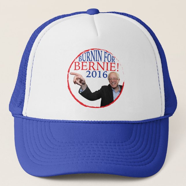 Casquette de camionneur de ponceuses de Bernie (Devant)