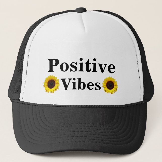 Casquette de camionneur de positivité (Devant)