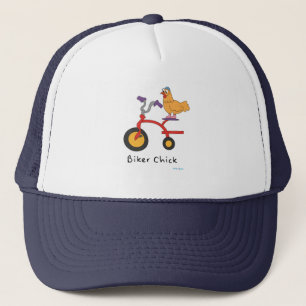 Casquette de camionneur de poussin de cycliste