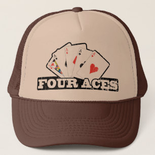 Casquette de camionneur de quatre as