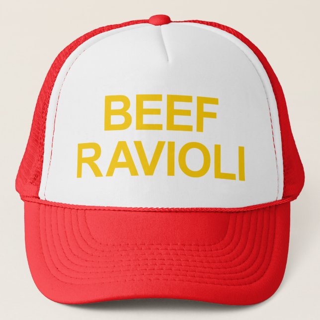 Casquette de camionneur de ravioli de boeuf (Devant)