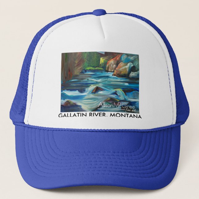 Casquette de camionneur de rivière de gallatine, (Devant)