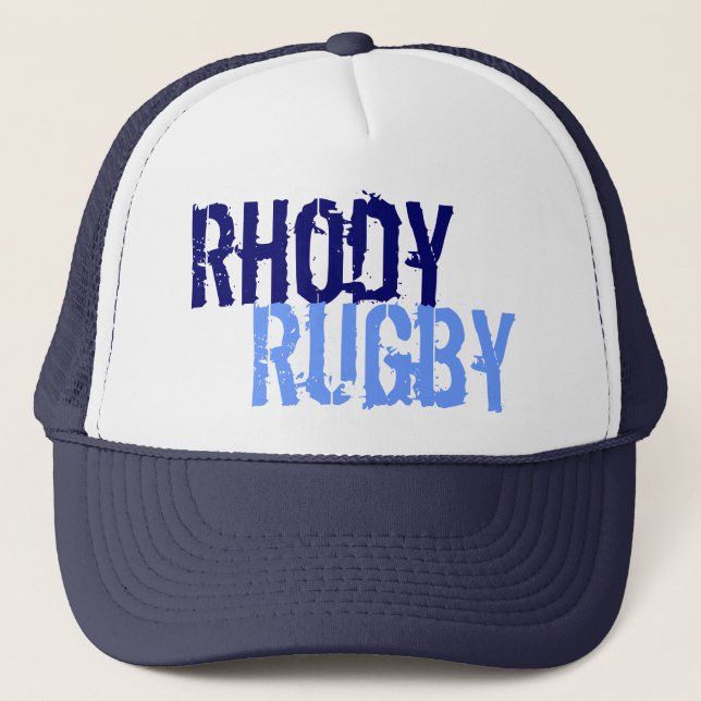 Casquette de camionneur de rugby de Rhody (Devant)